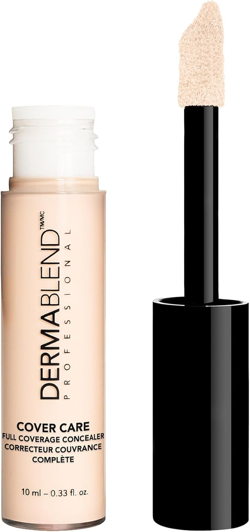 Dermablend Cover Care Full Coverage Concealer - Provides 1 Coat Coverage - Waterproof and Transfer Resistant - Covers a Variety of Skin Blemishes - 24 Hour Hydration - Long Lasting - 73W - 10 ML
