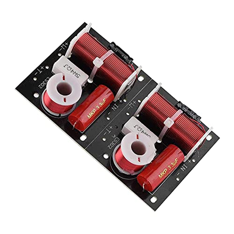 Xioaue 2Pcs 400W Speaker Frequency Divider 2 Way 2 Unit Hi-Fi Soundshelf Crossover Filters Woofer and Tweeter image number 2