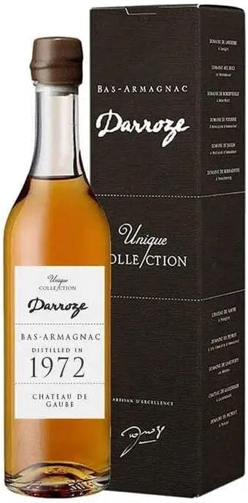 DARROZE 1972 GAUBE GRAND BAS ARMAGNAC 43.4% 700Ml