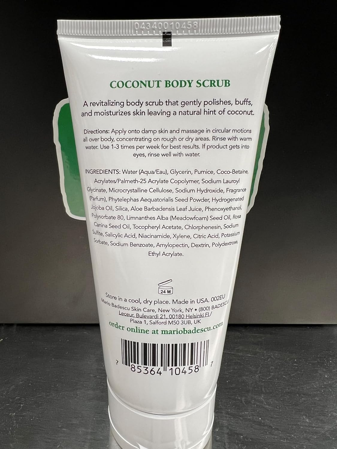 Mario Badescu Coconut Body Scrub - for All Skin Types 170G image number 3