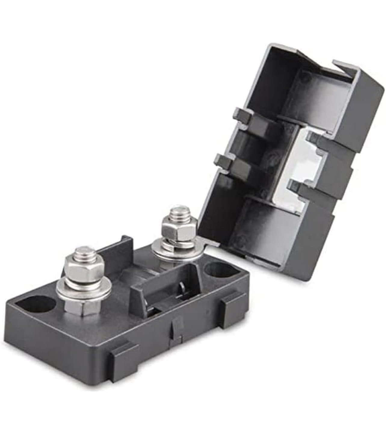 4X MIDI Fuse Holders with Inspection Windows + 6 MIDI Fuses (2X 20A, 2X 30A, 2X 40A) &ndash; High Current Bolt-On Fuses for 12V/24V DC Systems, RV, Marine, Solar, and Automotive (203040 Window)