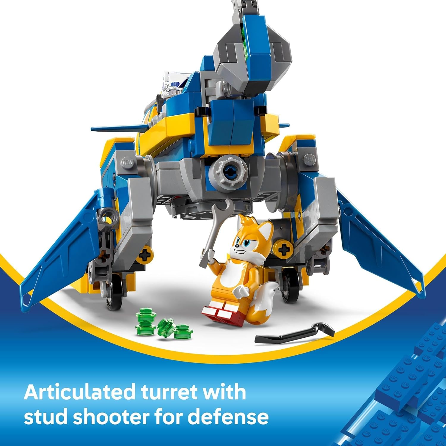 LEGO Sonic the Hedgehog Cyclone Vs. Metal Sonic Toy for 8+ Year Old Boys & Girls, Building Set with a Mech Action Figure and 2 Video Game Character Minifigures, Kids Toy for Gamers 77002 image number 6