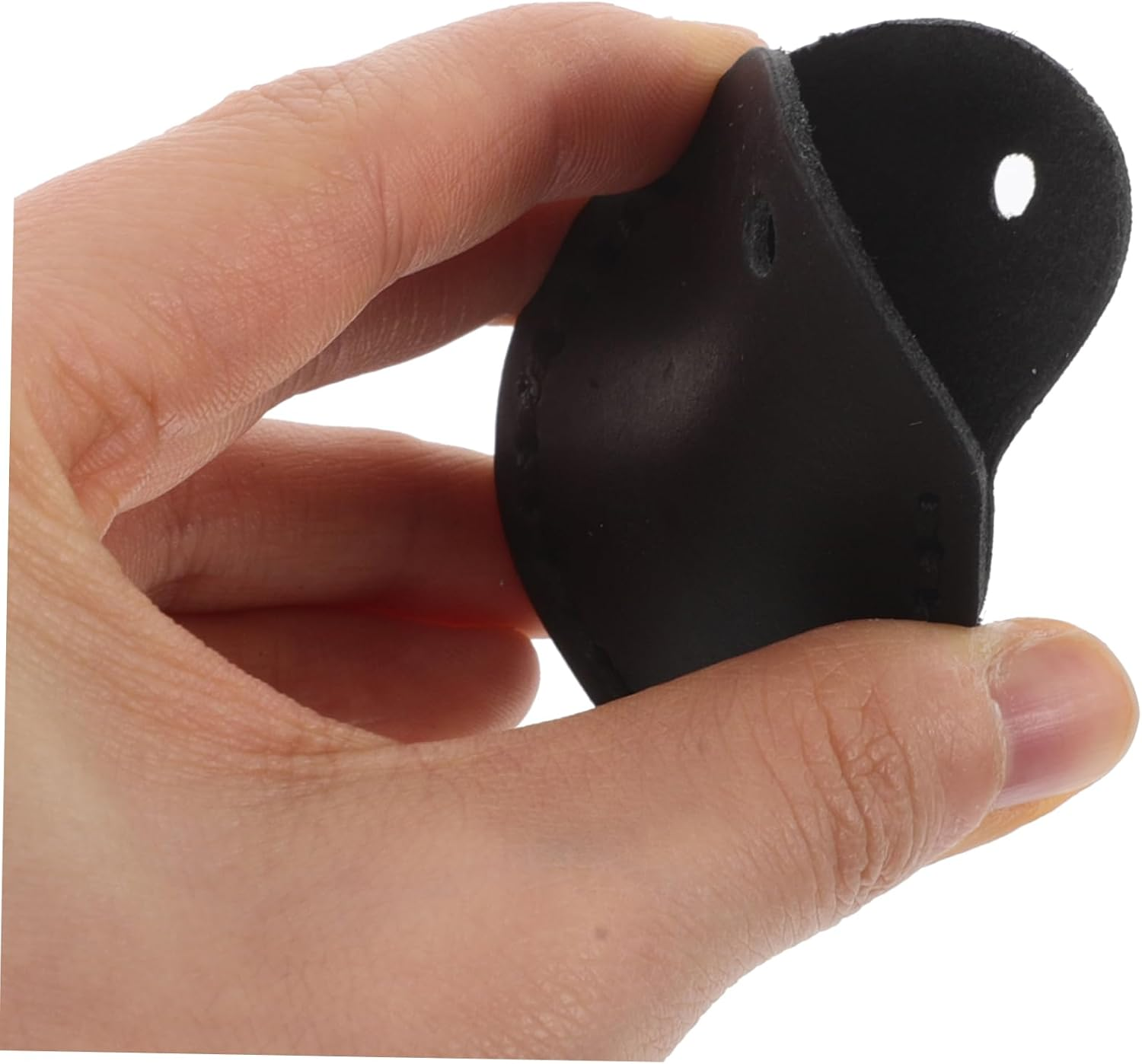 BIUDECO 3Pcs Handmade Pu Access Card Holder Keychain RFID Card Sleeve Compact Key Organizer for Fathers Day image number 2