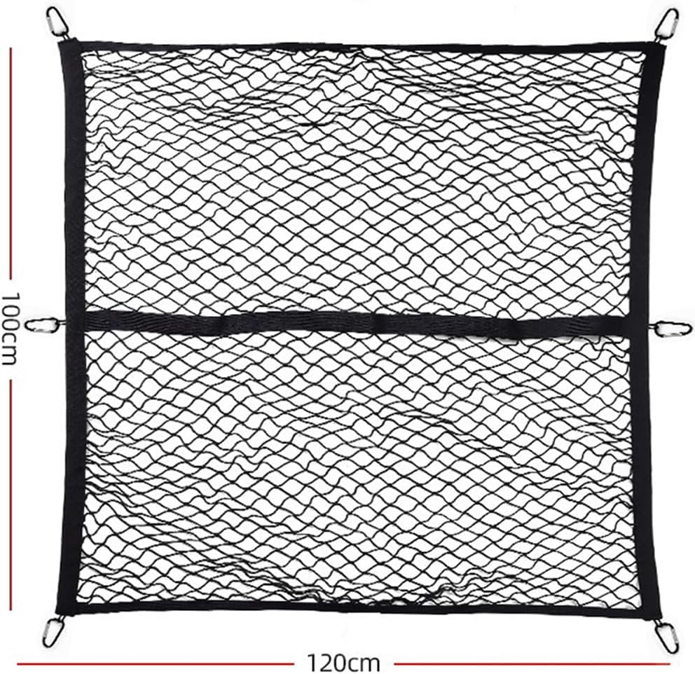 Truck Bed Netting, Cargo Net with Hooks for Pickup Truck Bed, Stretchable Bungee Net Organizer, Cargo Fixing Net Bag, Mesh Organizer for Pickup Trunk Bed for Secure Load and Storage image number 3