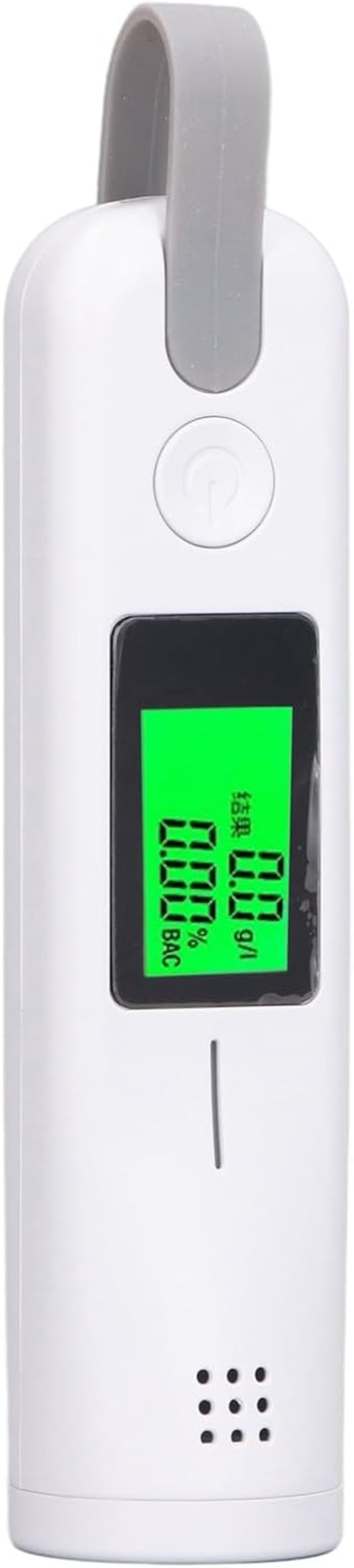 Breathalyzer, Portable Breath Alcohol Tester with Quick Response, Wireless Drunk Analyzer Alcohol Detector for Home (Black) (White) image number 4