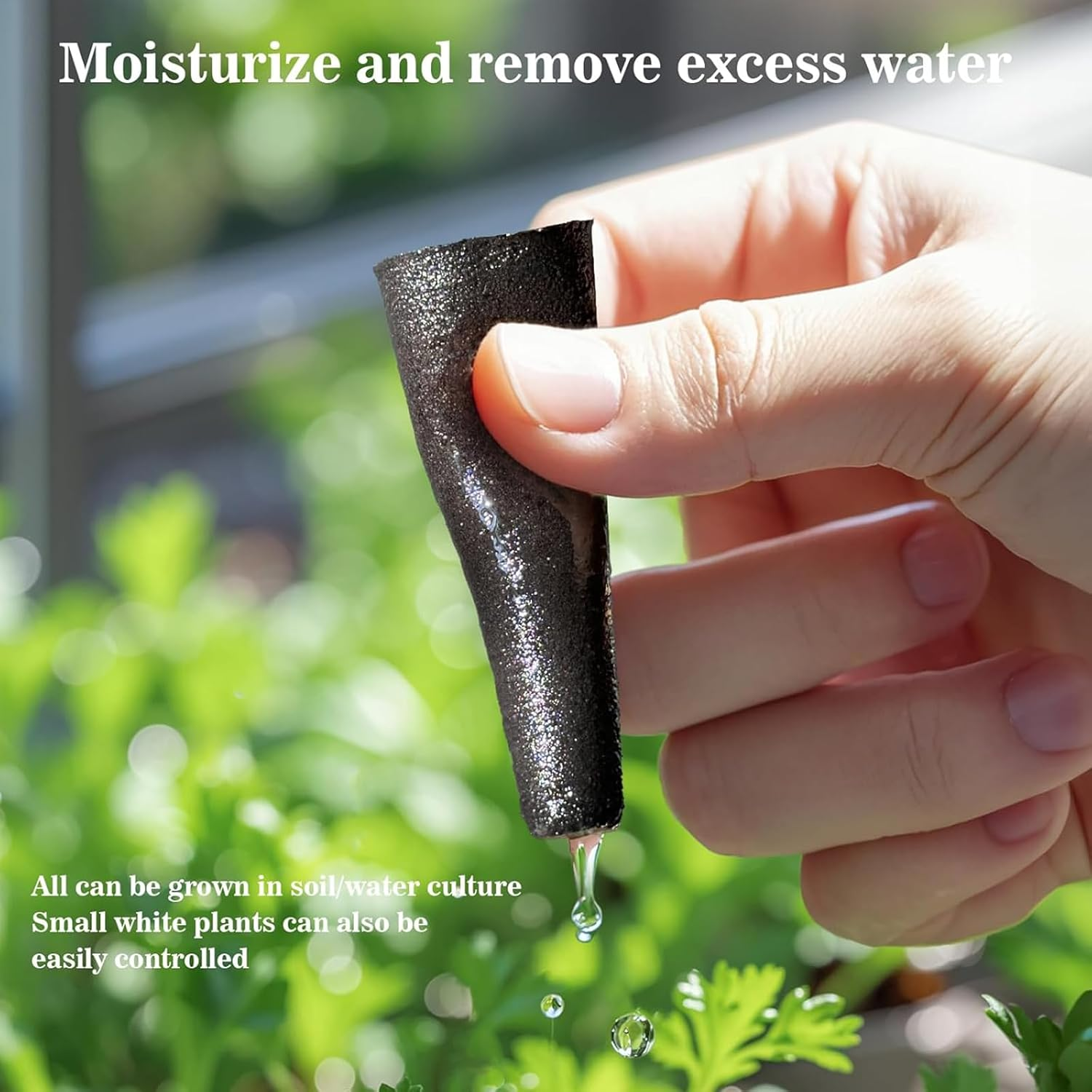 50 Pcs Ling-Luo Grow Sponges, Seed Pods Replacement Root Growth Sponges Compatible with Aerogarden, Moldy-Free for Hydroponic Indoor Garden System image number 4