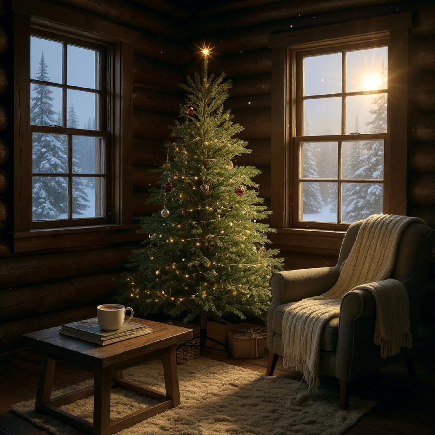 MIJOMA Micro LED Wire Fairy Lights, Warm White, 8 Functions with Twinkle Effect, Timer, Battery Operated, Silver Wire, IP44, for Indoor and Outdoor Use, Atmospheric Christmas Lighting (495 Cm - 100 image number 6