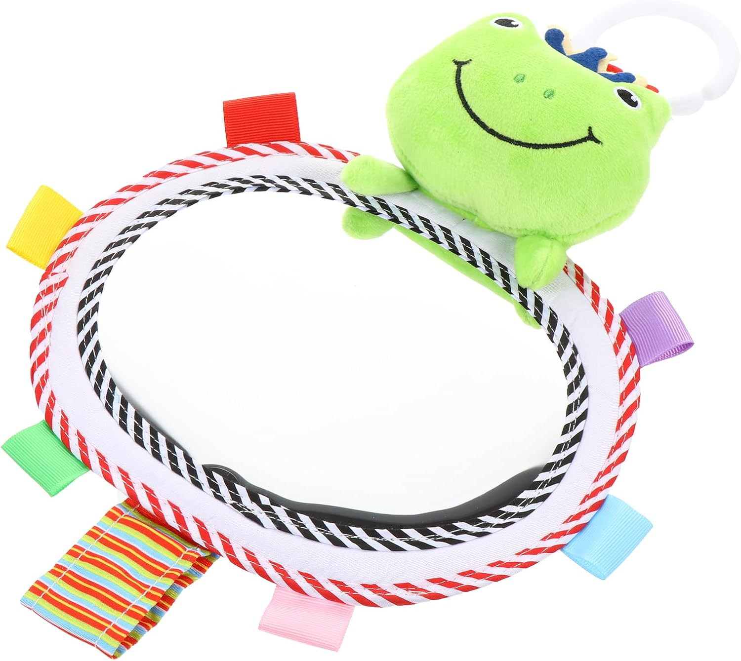 Vaguelly Safety Mirror Carseat Stroller Childrens Toys Hanging Rattles Mirror Rear Facing Toy for for Infants S Plastic Back Distorting image number 5