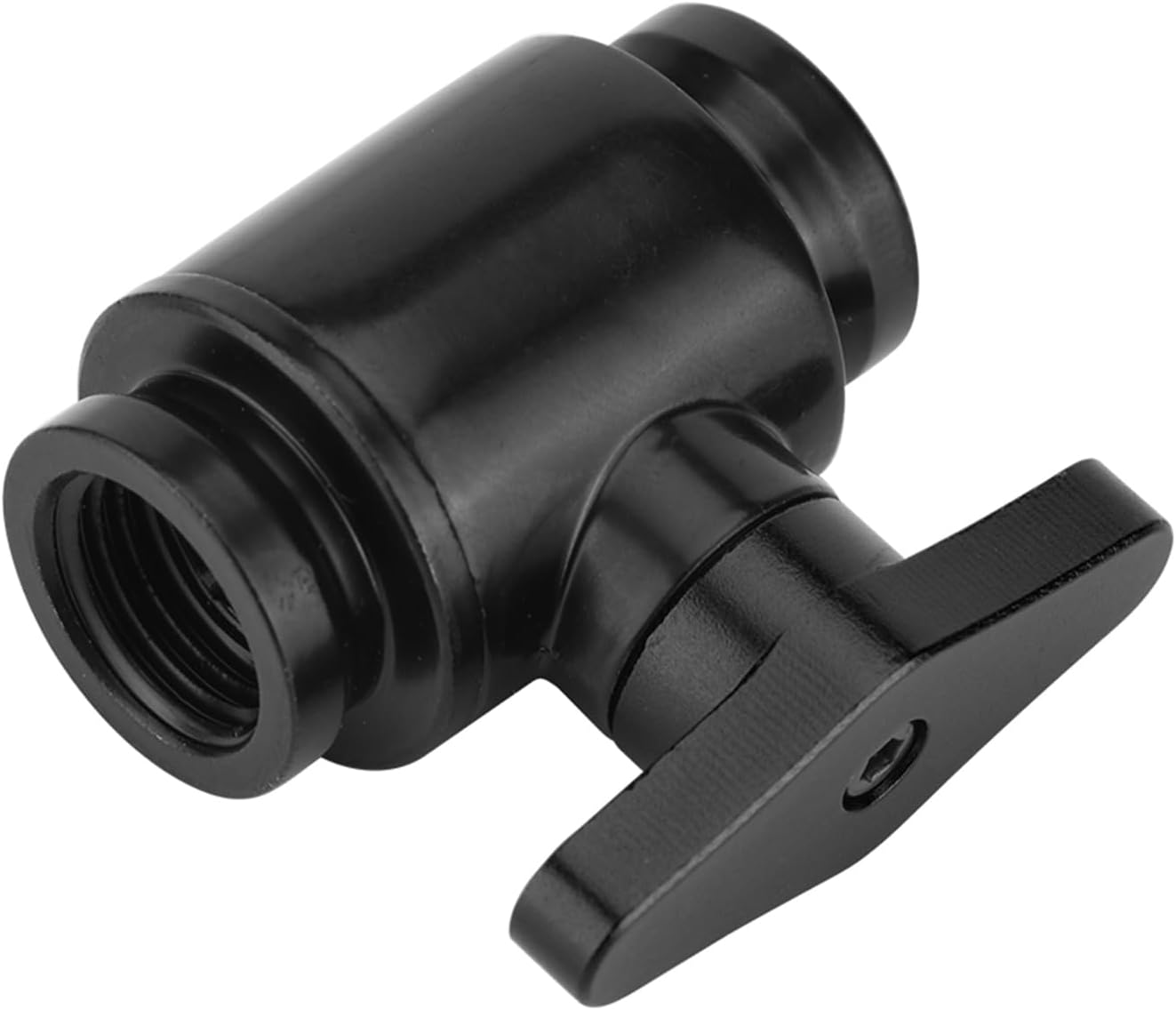 Eosnow Brass Plated G1/4 Female Water Ball Valve with Handle Raccord G1/4 Watercooling with Handle, High Tight Sealing, Precise Thread for Computer Water Cooling System Water Cooling Systems image number 4