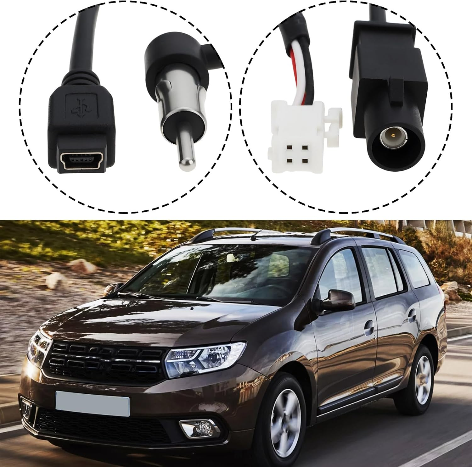 Car Stereo Harness Adapter Wire Connector Compatible with Reynolds Dacia 2017 image number 2