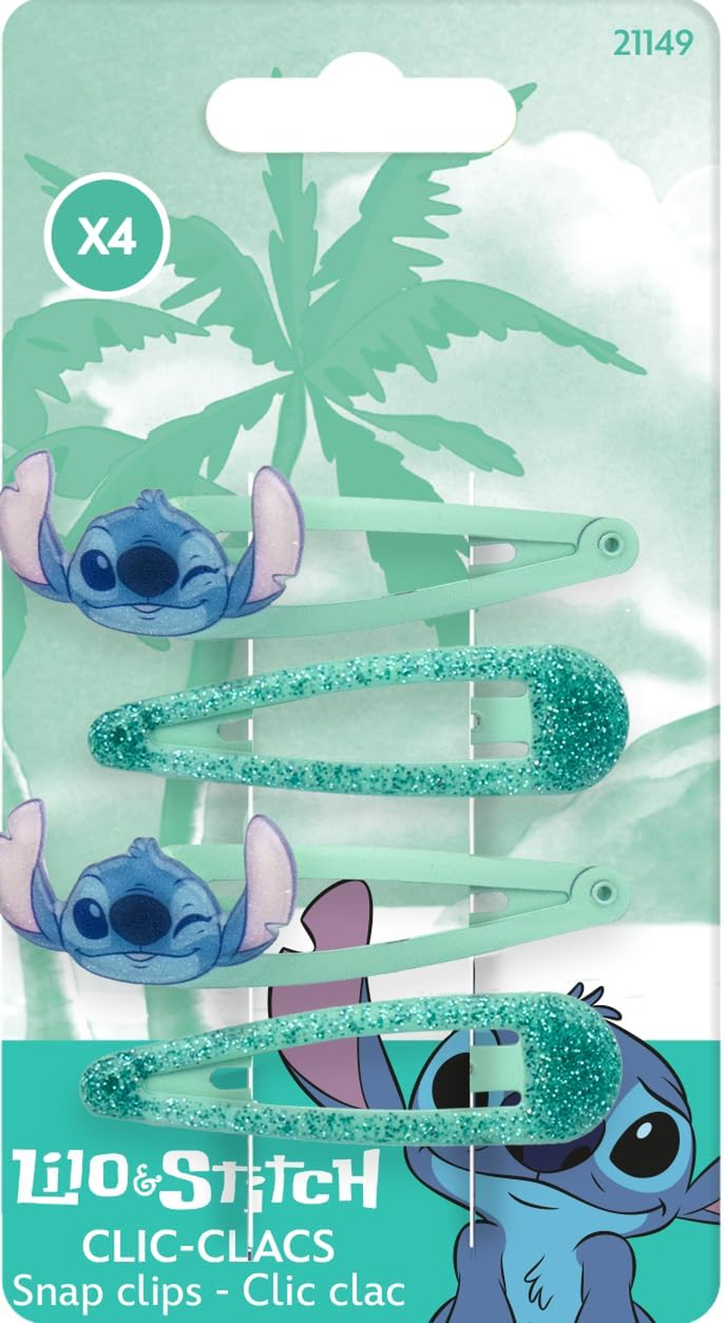 Disney 4 X Stitch Hair Clips - Random Colour - Official Product Disney image number 1