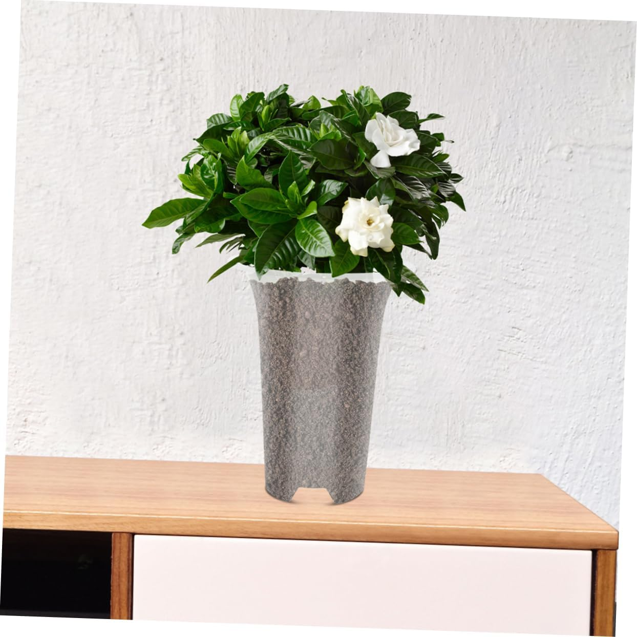 PAMINGONO 8Pcs Breathable Orchid Pots Transparent Flower for and Plants Side Drainage for Indoor and Outdoor Gardening image number 1