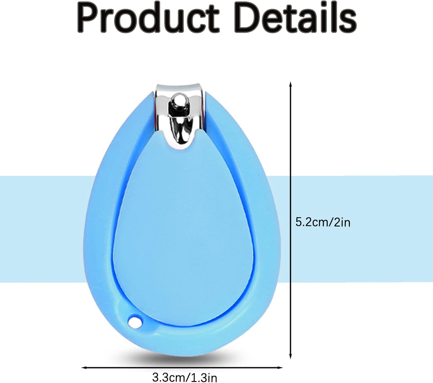 Baby Nail Clippers, Baby Nail Clipper Safety Nail Cutter Mini Nail Trimmer Baby Nail File, Toddler Nail Clipper Child Nail Clippers for Newborns Toddlers image number 4