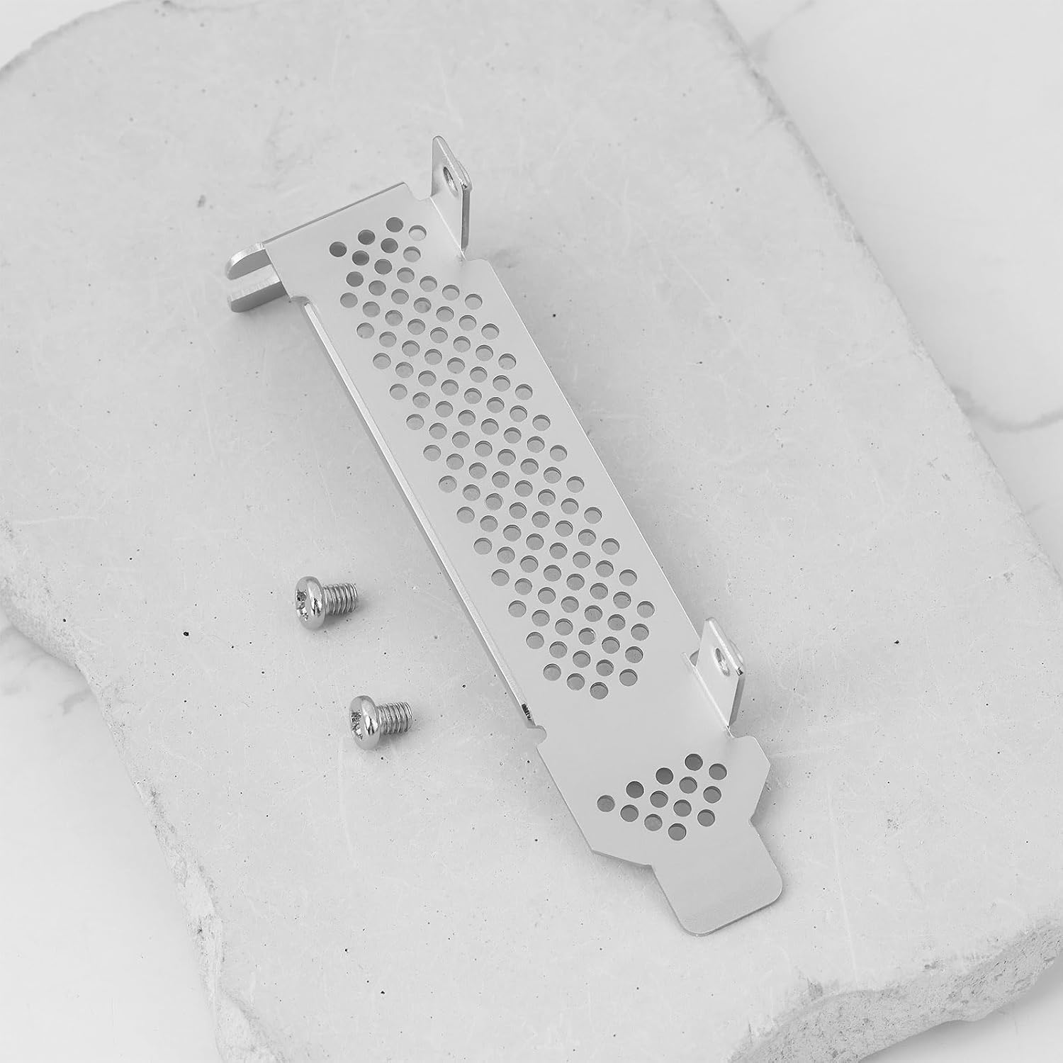 Ecsing 2Pcs Computers PCI Half Height Bracket Compatible with Dell H200 H310 Compatible with HP H220 with Screws image number 5