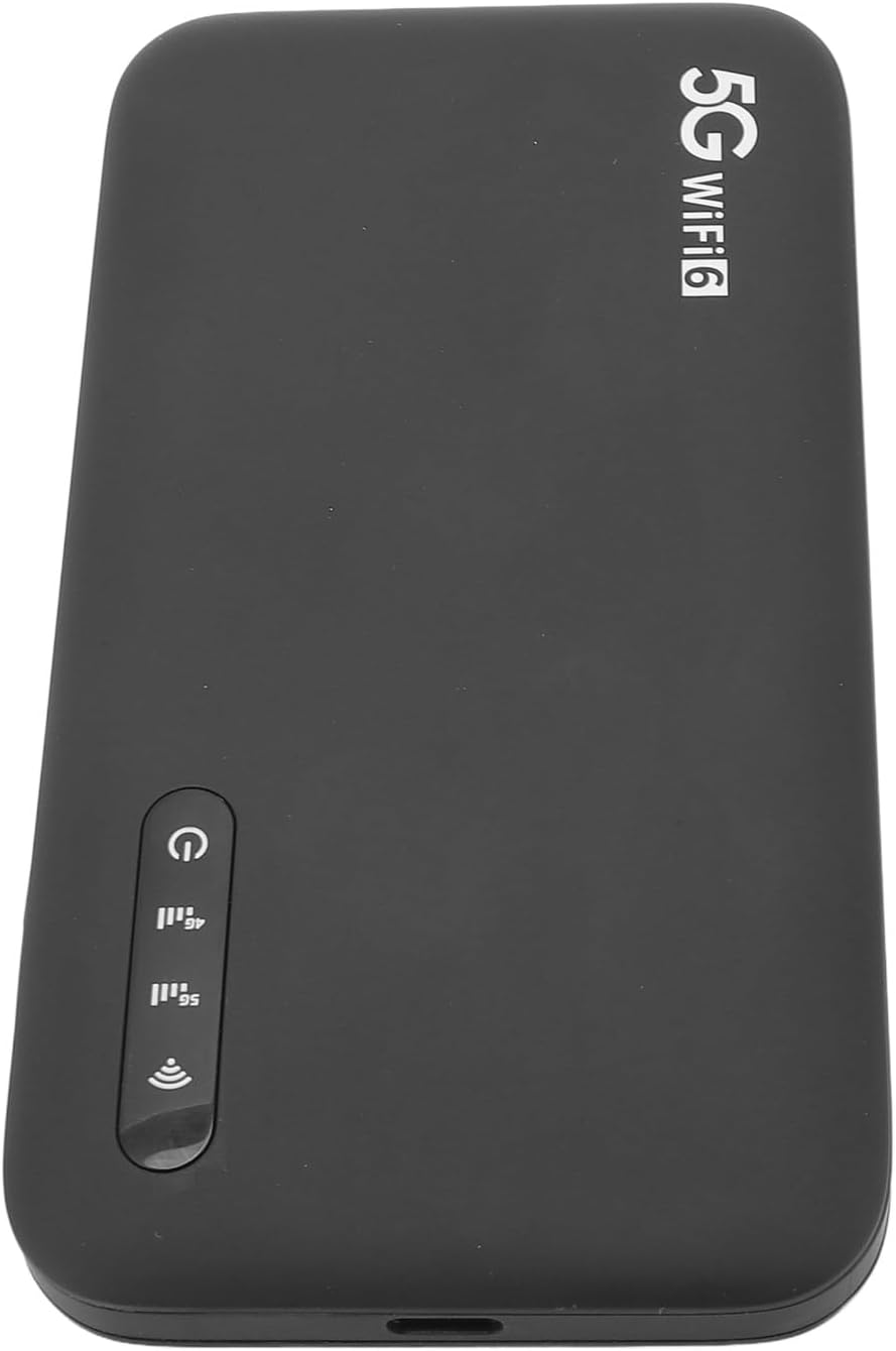 Jectse 5G Mobile Hotspot, Wifi 6 Pocket Wifi with Sim Card Slot, Supports 16 Devices 5G Modem Router for Home Travel, 2.4Ghz & 5.8Ghz Double Band image number 4