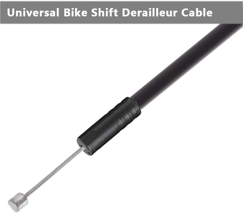 YAKAMOZ 2-In-1 Universal Bicycle Shift Derailleur Cable and Bike Brake Cable Housing Kit Cycling Cables Replacement Set for Repairing MTB Road Bike image number 4