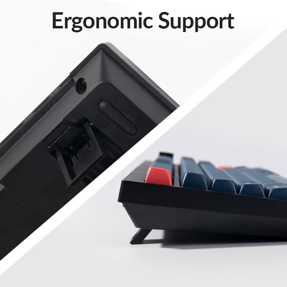 Keychron V3 Max TKL Wireless Mechanical Keyboard, QMK/VIA RGB Bluetooth/2.4 Ghz/Wired, 87 Keys Hot-Swappable with Gateron Banana Switch, Compatible with Mac Windows Linux image number 4