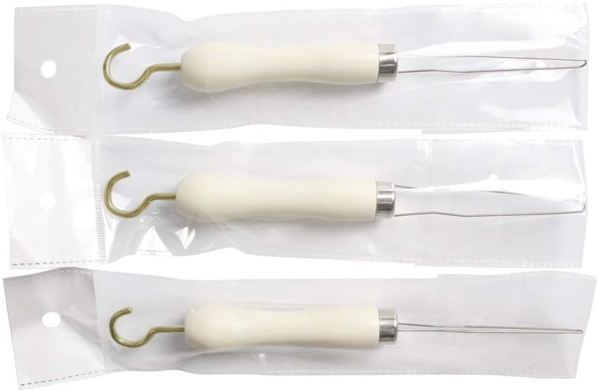 Grip Button Hook Helper Shirt Collar Buttoner Jeans Easy Buttoner Button Hook Aid Tool Lightweight Built-Up Dressing Aid for Arthritis (With a Hook) image number 3