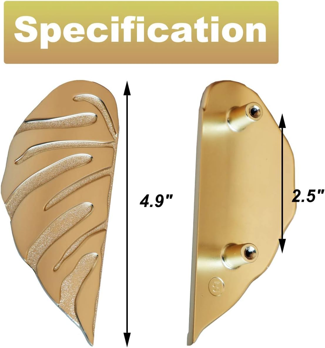 PIAOLGYI Modern Green Leaf Cabinet Knobs for IKEA Milsbo Cabinet, Zinc & Glass, Durable & Easy to Install image number 3