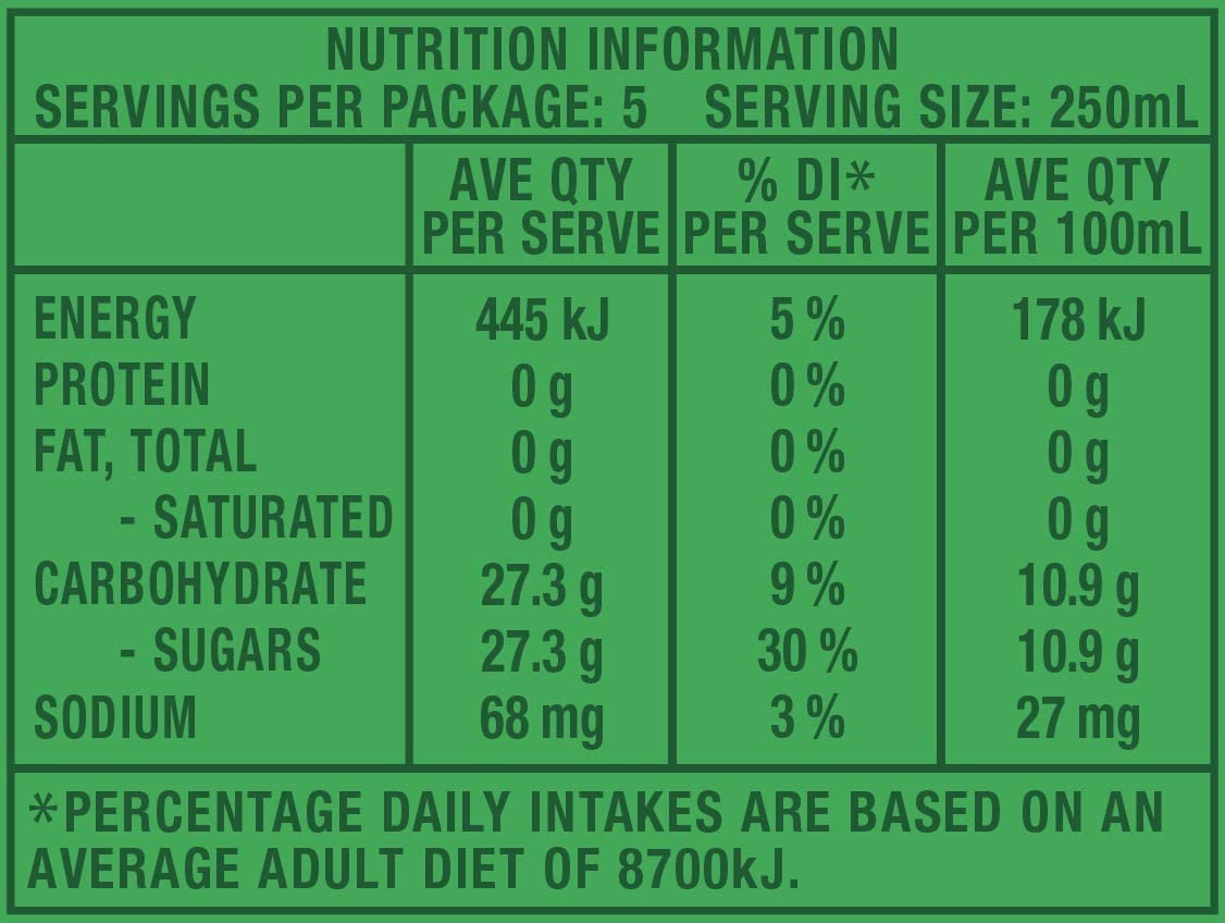 7UP Sparkling Lemonade, 12 X 1.25L