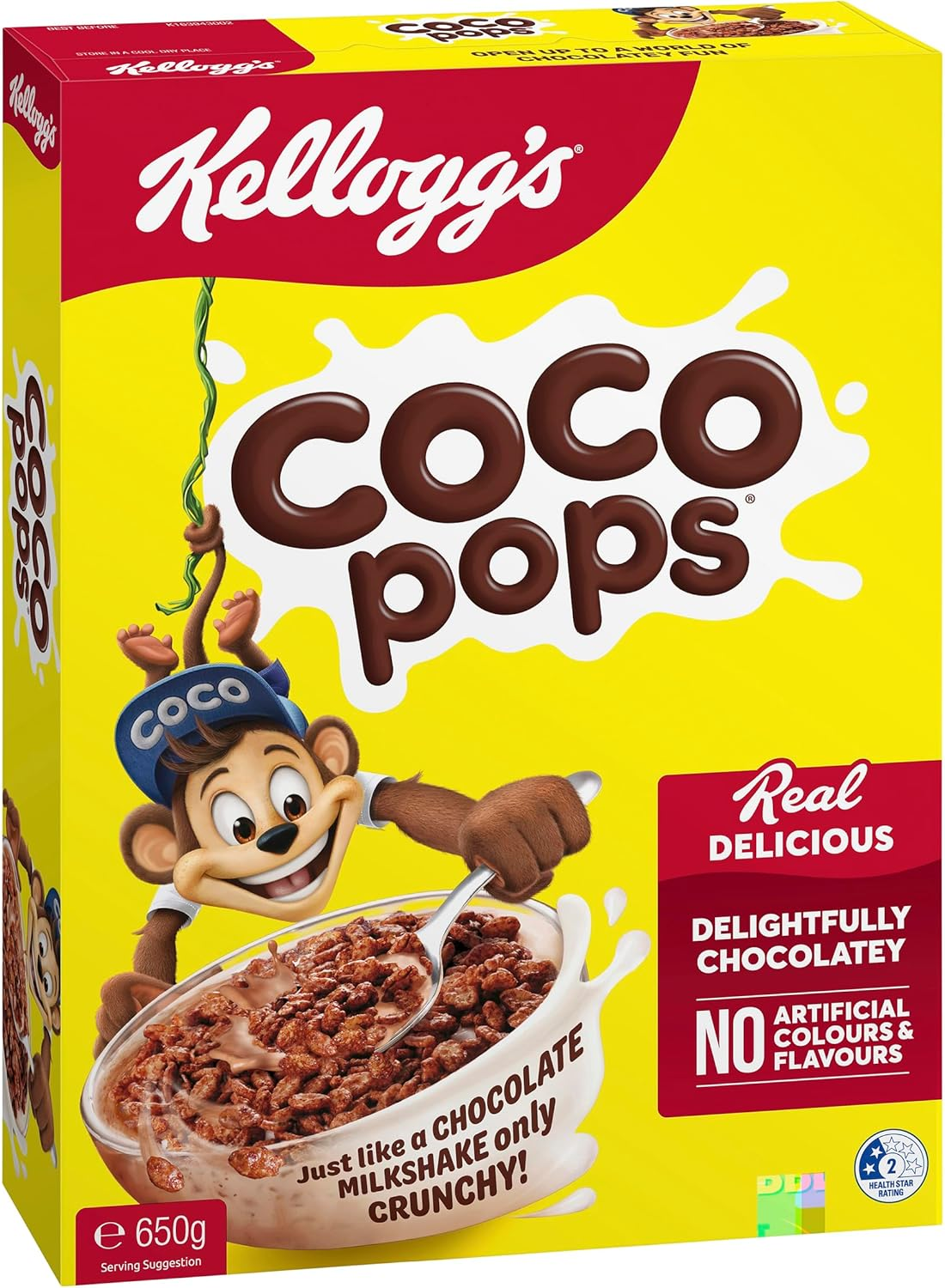 Kellogg'S Coco Pops Chocolatey Breakfast Cereal, 650G image number 6