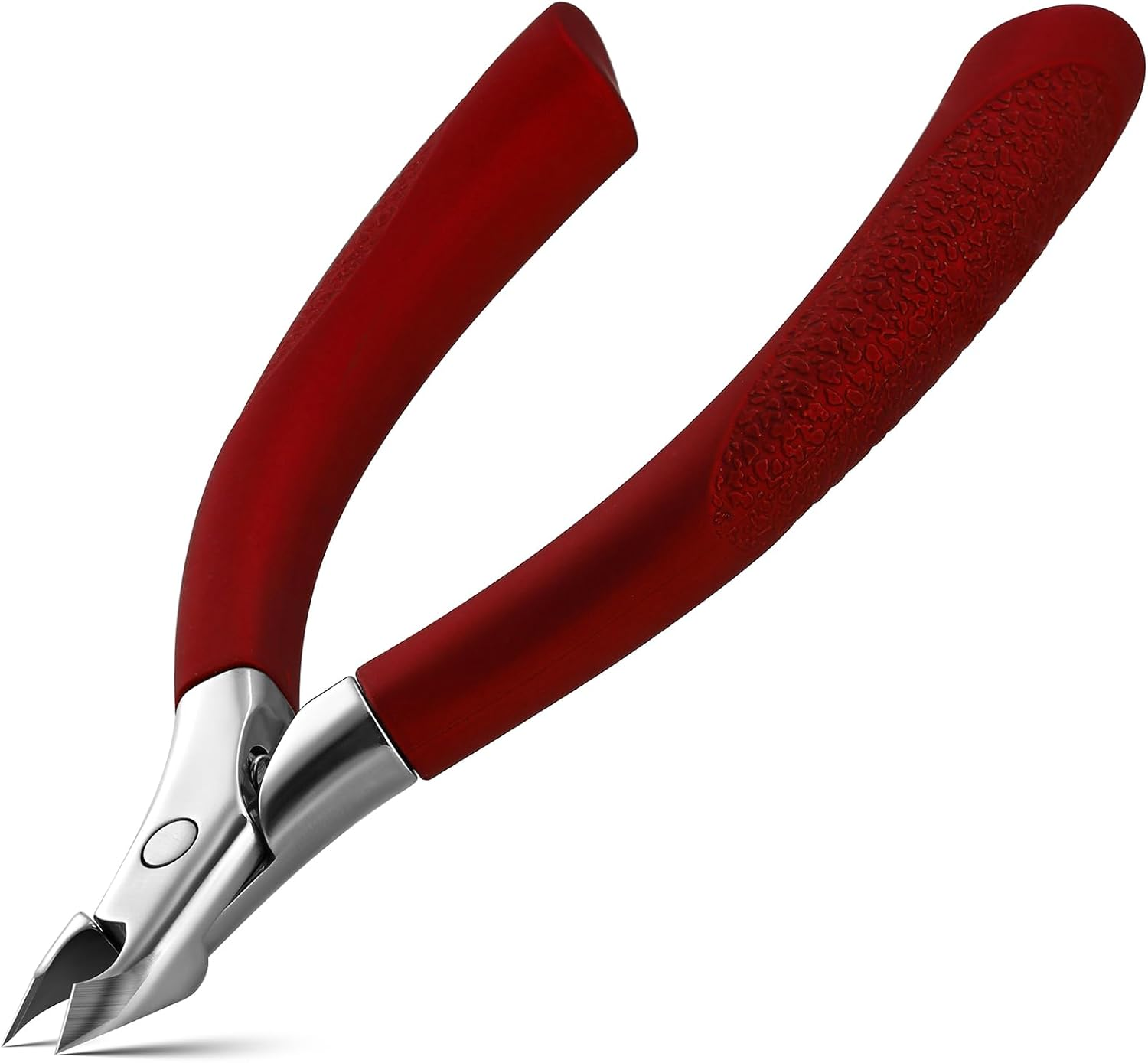 FVION Cuticle Trimmer &ndash; Professional Cuticle Nippers, Rubber Coated Handle Manicure Tools &ndash; Stainless Steel Cuticle Cutter for Nails (5Mm), Black