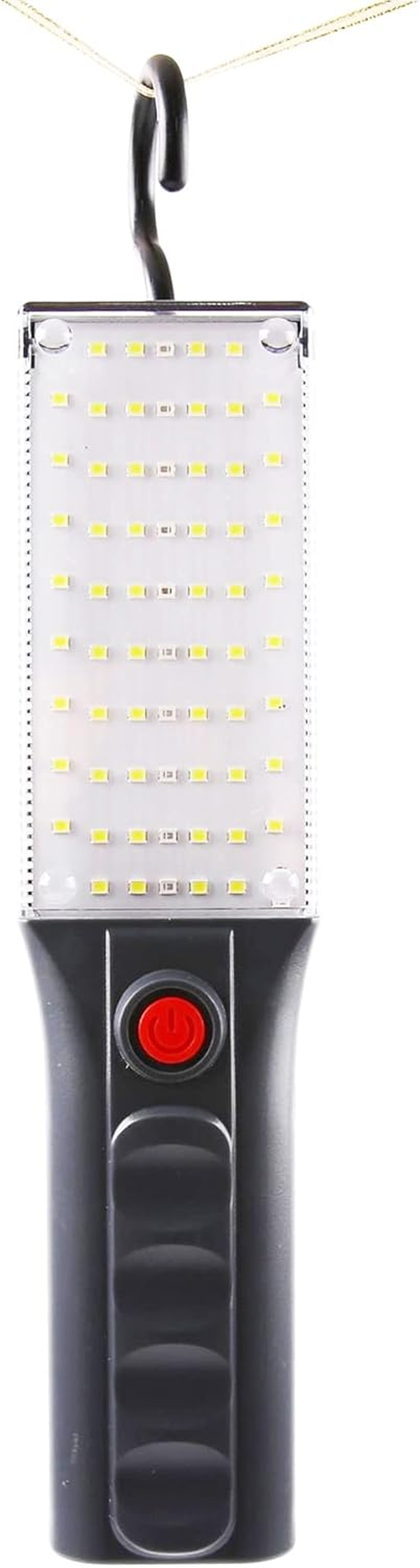 Vagocom LED Rechargeable Worklight,Cordless Battery Powered Powerful Inspection Trouble Light with White Lamp/Flash Red Light/Flash Blue Red Light,Magnet and Hook for Mechanic,Camping,Bbq,Emergency image number 5