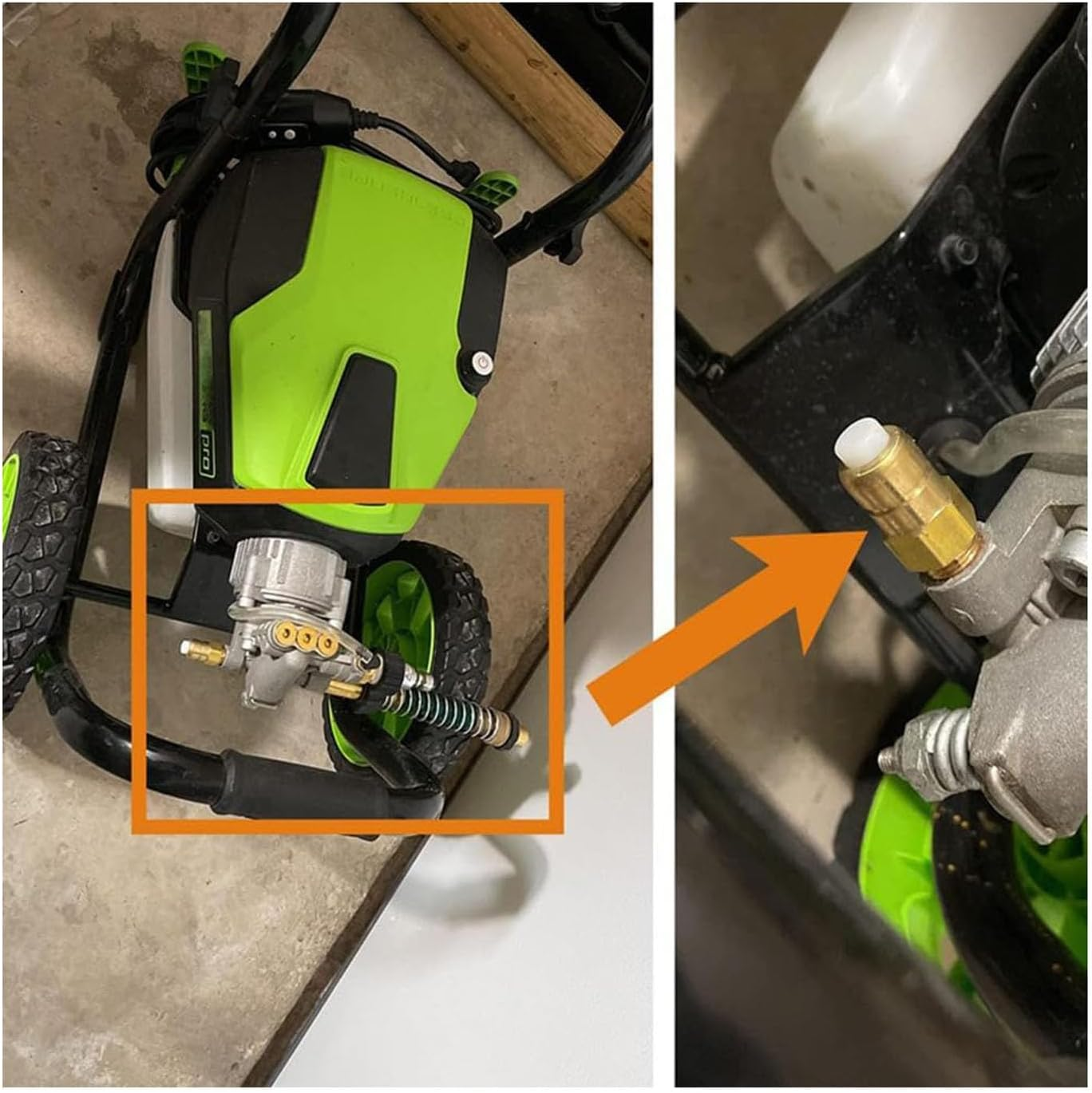 Lexziuo 2 Pieces Thermal Release Valve for Pressure Washer Pump, 1/4 Inch NPT Thermal Relief Valve Replacement, Pump Protector for Pressure Washer Accessories image number 6