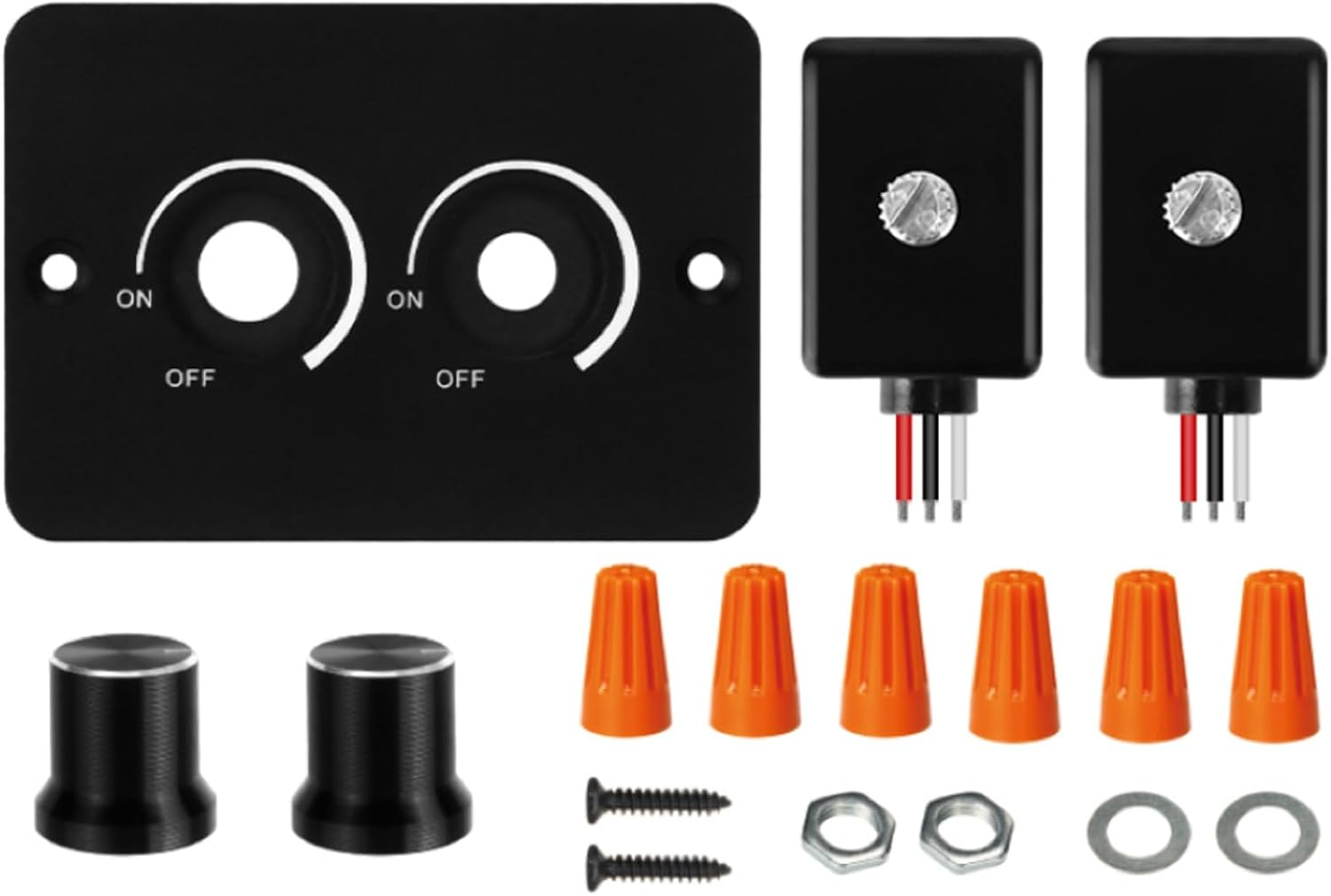 Clearhill 12V Dimmer Switch, 60W PWM LED Dimmer Switch for Rvs, Trailers, Marine & Trucks, Compatible with LED Strip, Ambience Lights & Puck Lights - RV with Smooth Dimming image number 4