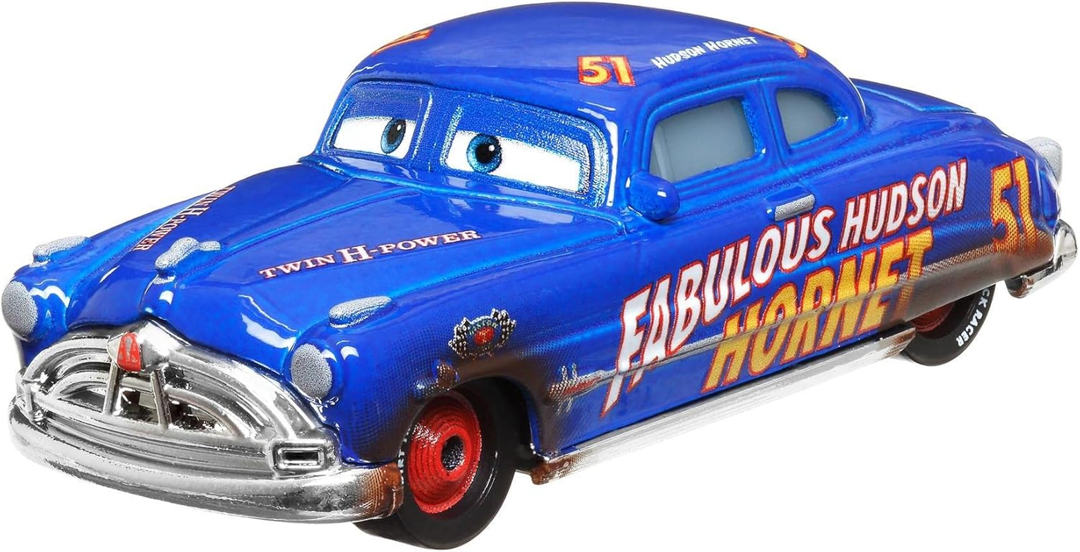 Disney Pixar Cars 3 Dirt Track Fabulous Hudson Hornet Die-Cast Vehicle image number 3