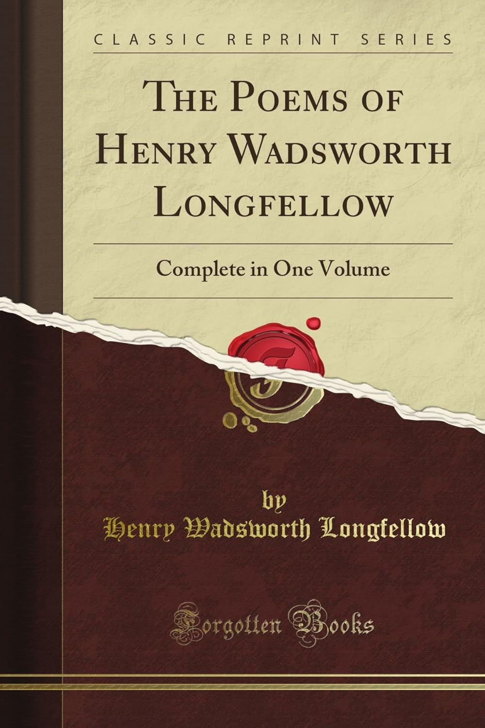 The Poems of Henry Wadsworth Longfellow: Complete in One Volume (Classic Reprint) image number 1