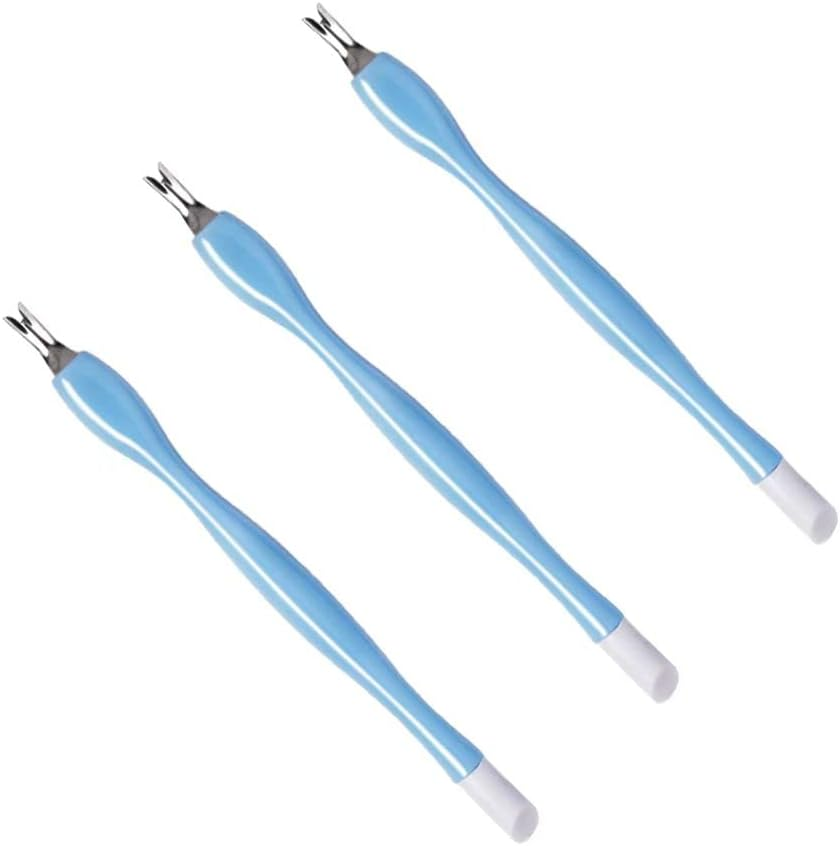 Cuticle Trimmer, 3 Pcs Cuticle Remover, Cuticle Pusher, Nail Cuticle Remover, Nail Art Tools, Nail Cleaner Tool