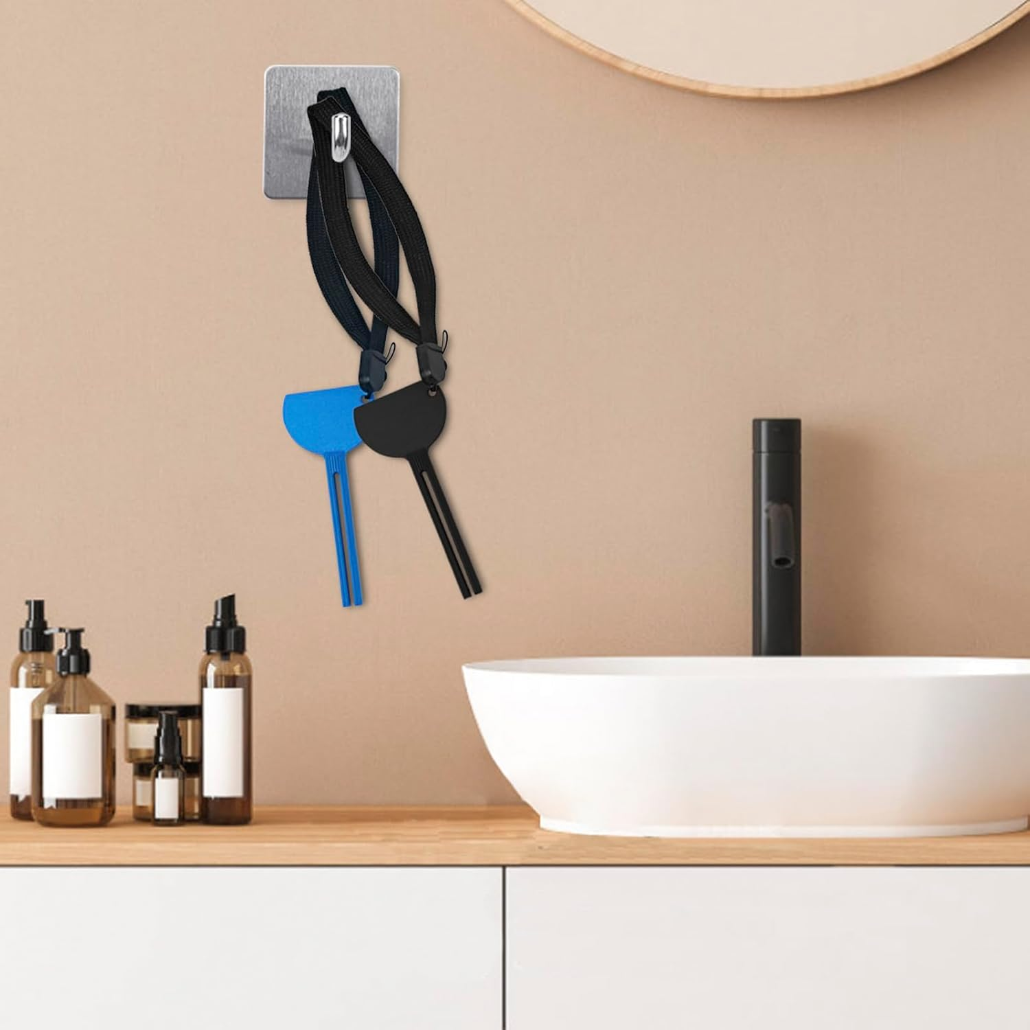 6 PCS Toothpaste Tube Squeezer Tube Wringer Metal Tube Key Toothpaste Roller Squeezer Tool Tube Squeezer Key for Toothpaste Pigment Cosmetic Oil Cream Paint Squeezer (Multicolor) image number 4