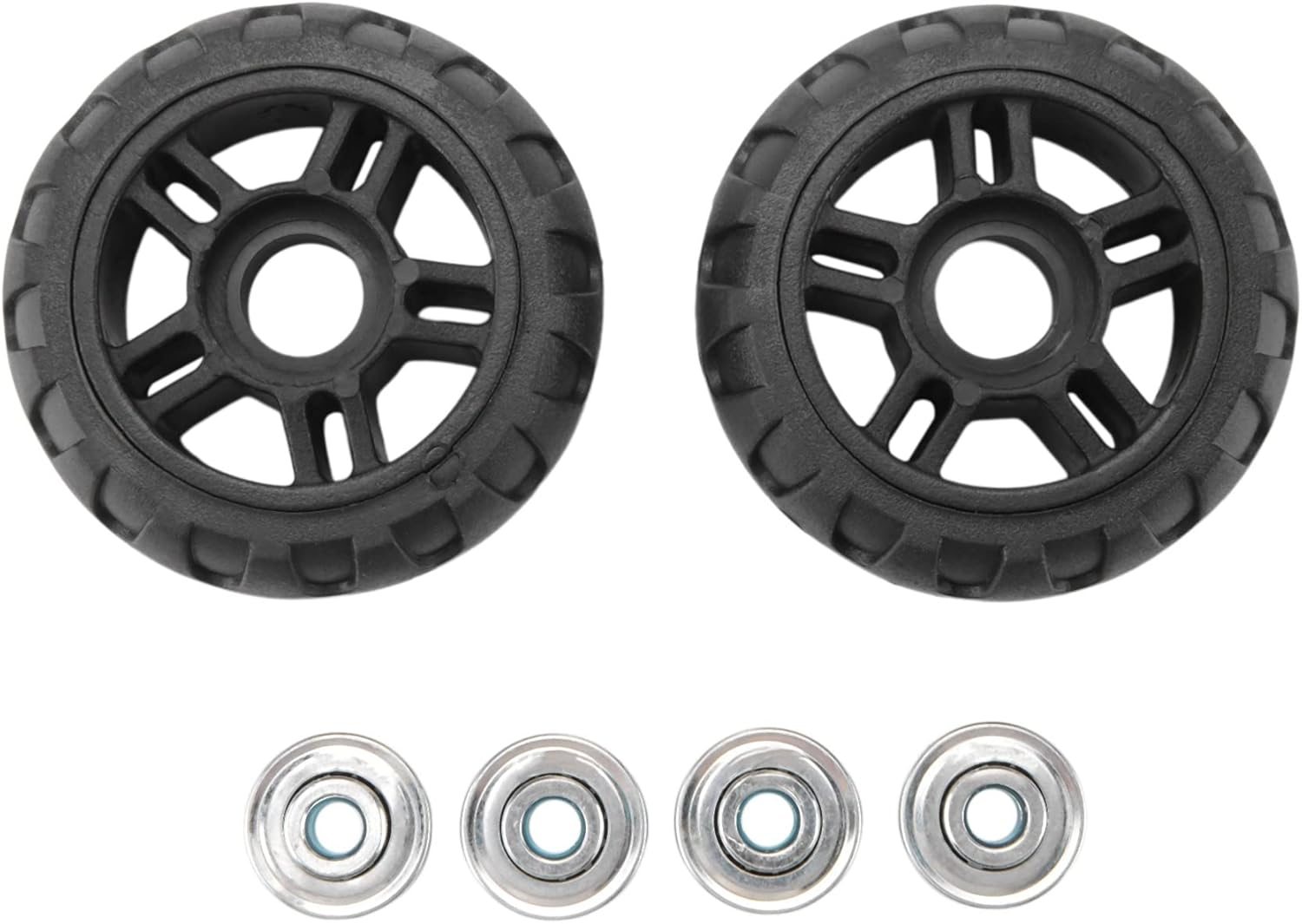 Gyorwst Suitcase Wheels 1 Pair of Luggage Suitcase Accessories Wheels Axles Deluxe Repair Deluxe Repair Tool Casters image number 5