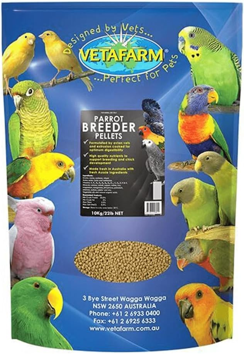 Vetafarm Parrot Breeder Pellets, 10 Kilograms