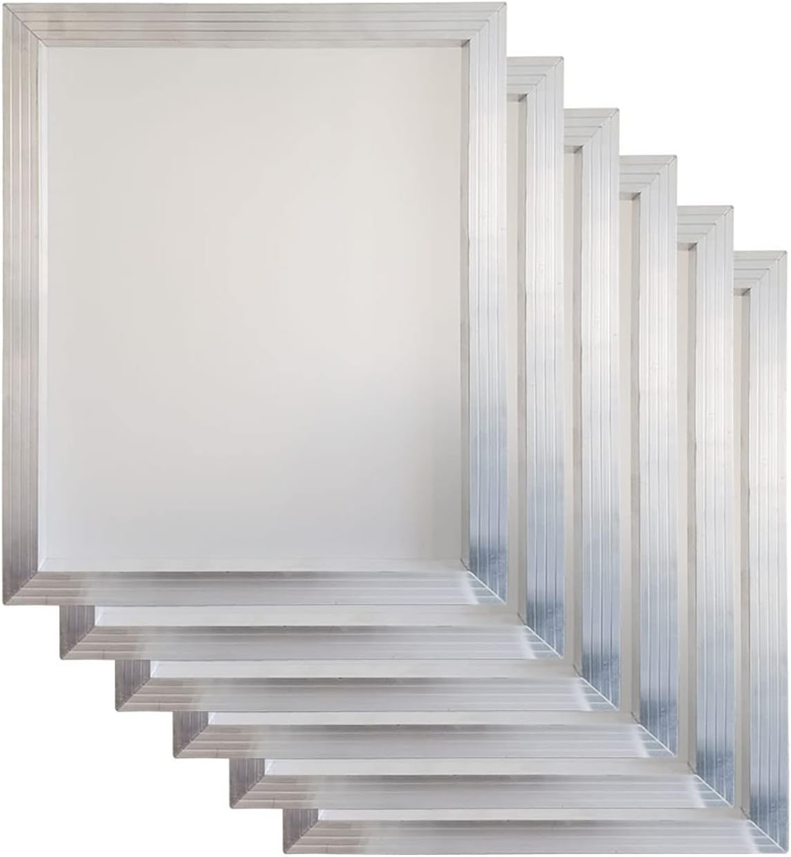 YLZ Aluminum Silk Screen Printing Screens 16 X 20 Inch Frame-160 White Mesh (2 PC) image number 2