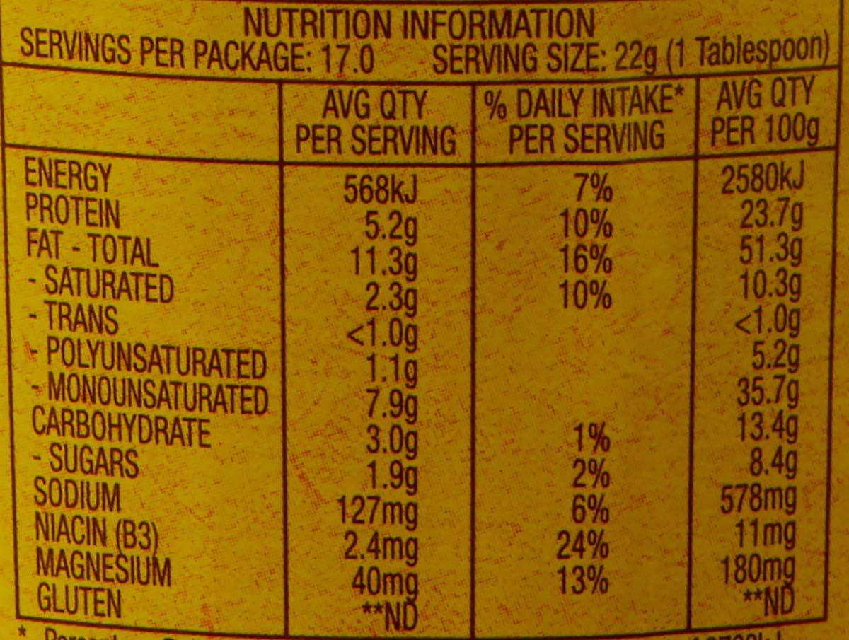 Bega, Bega Crunchy Peanut Butter, 375 Grams image number 2