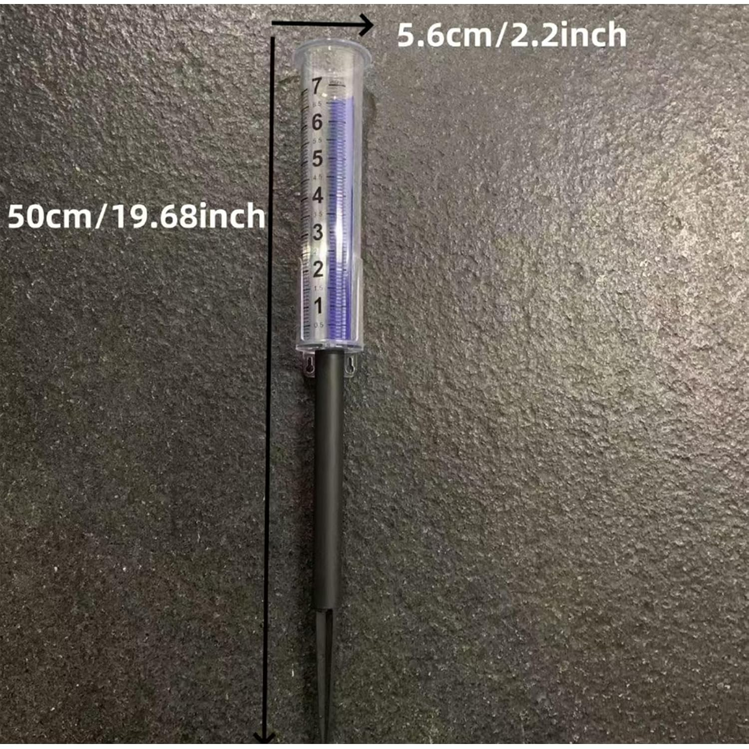 Rain Measure Gauge, Rainfall Meter, Accurate Rainwater Measuring Tool, Pluviometer for Terraces, Deck, Lawn, Fence, Yard, Farm, Garden, Greenhouse, Field, Patio, Weather Tracking image number 3