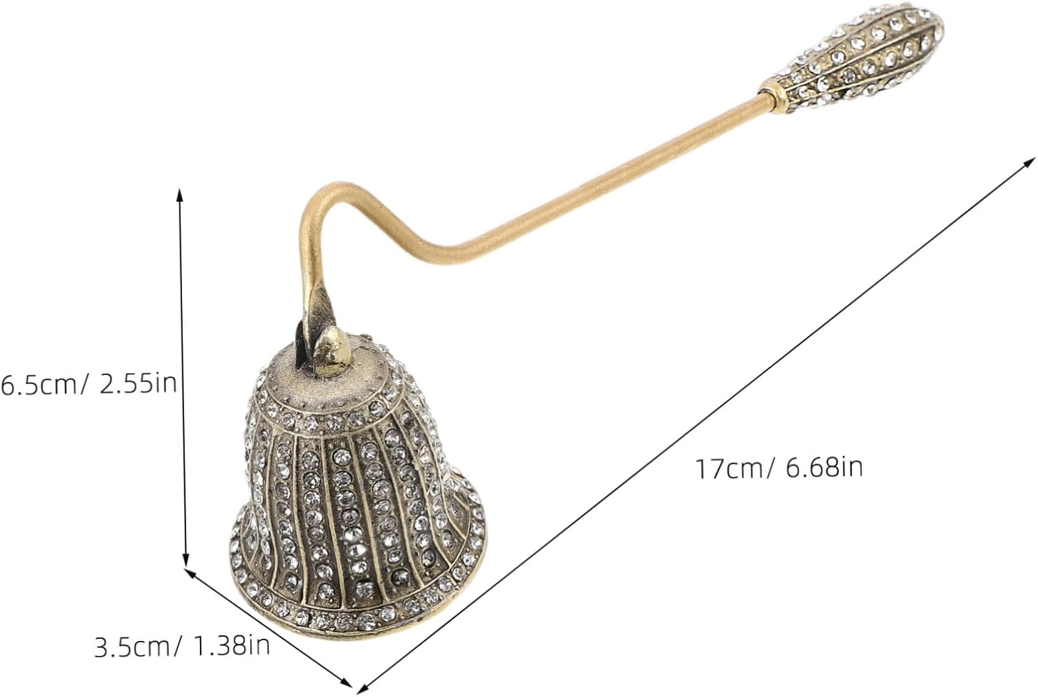 DEARMAMY Candle Light Extinguisher Tool Vintage Design Snuffer Home Wick Extinction Device image number 5