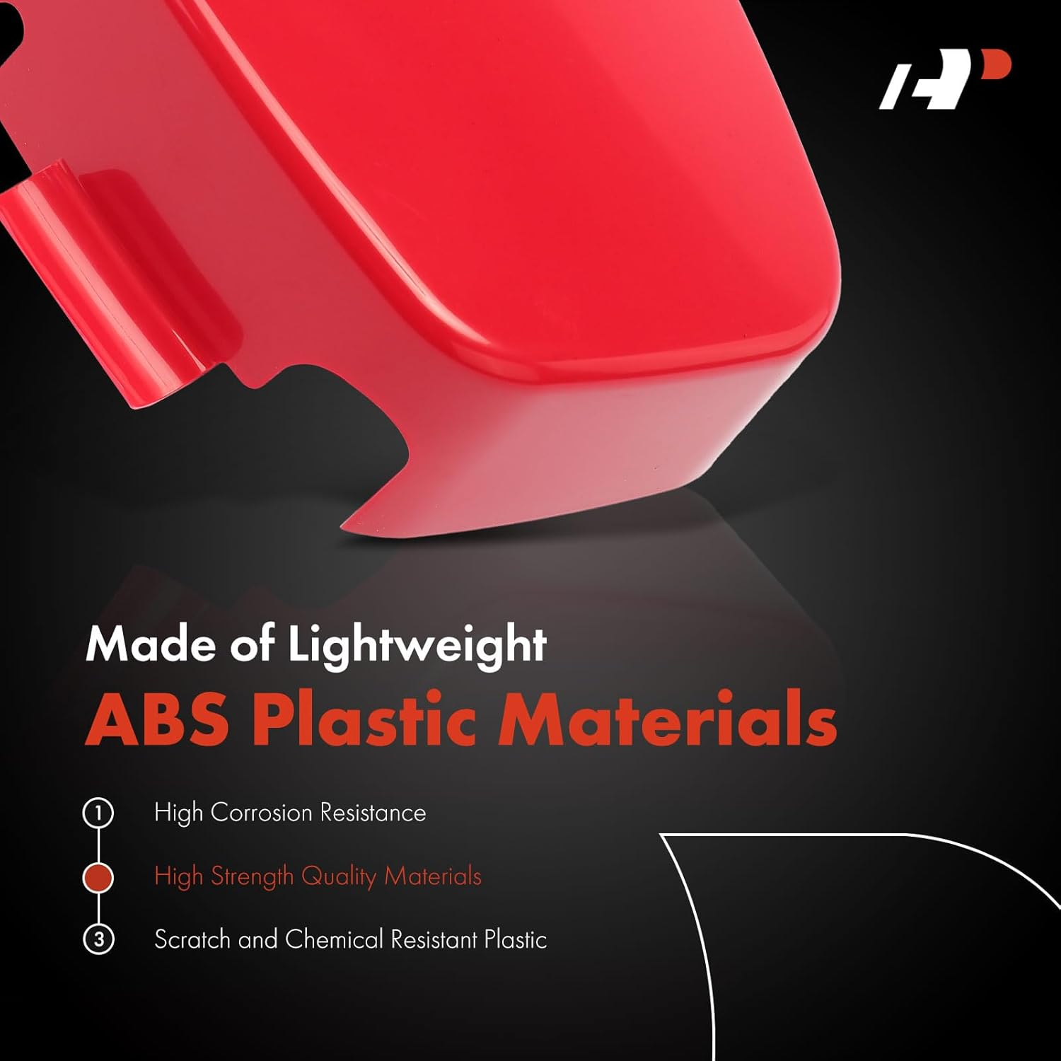 A-Premium Battery Box Frame Cover Compatible with Honda CA105T 1963-1965, CT110 1980-1986, CT90 1969-1979, Red, Right Passenger Side, Replace# 83600-459-910ZA - Dark Gray image number 3