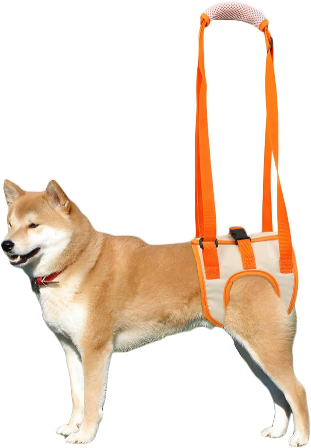 Adjustable Dog Sling Harness - Rear Leg Support Dogs Harness Comfy Design with Hind Leg for Elderly Injured Arthritic Senior Disabled Disabled Rehabilitation Aid Dog (Orange, Medium) image number 5