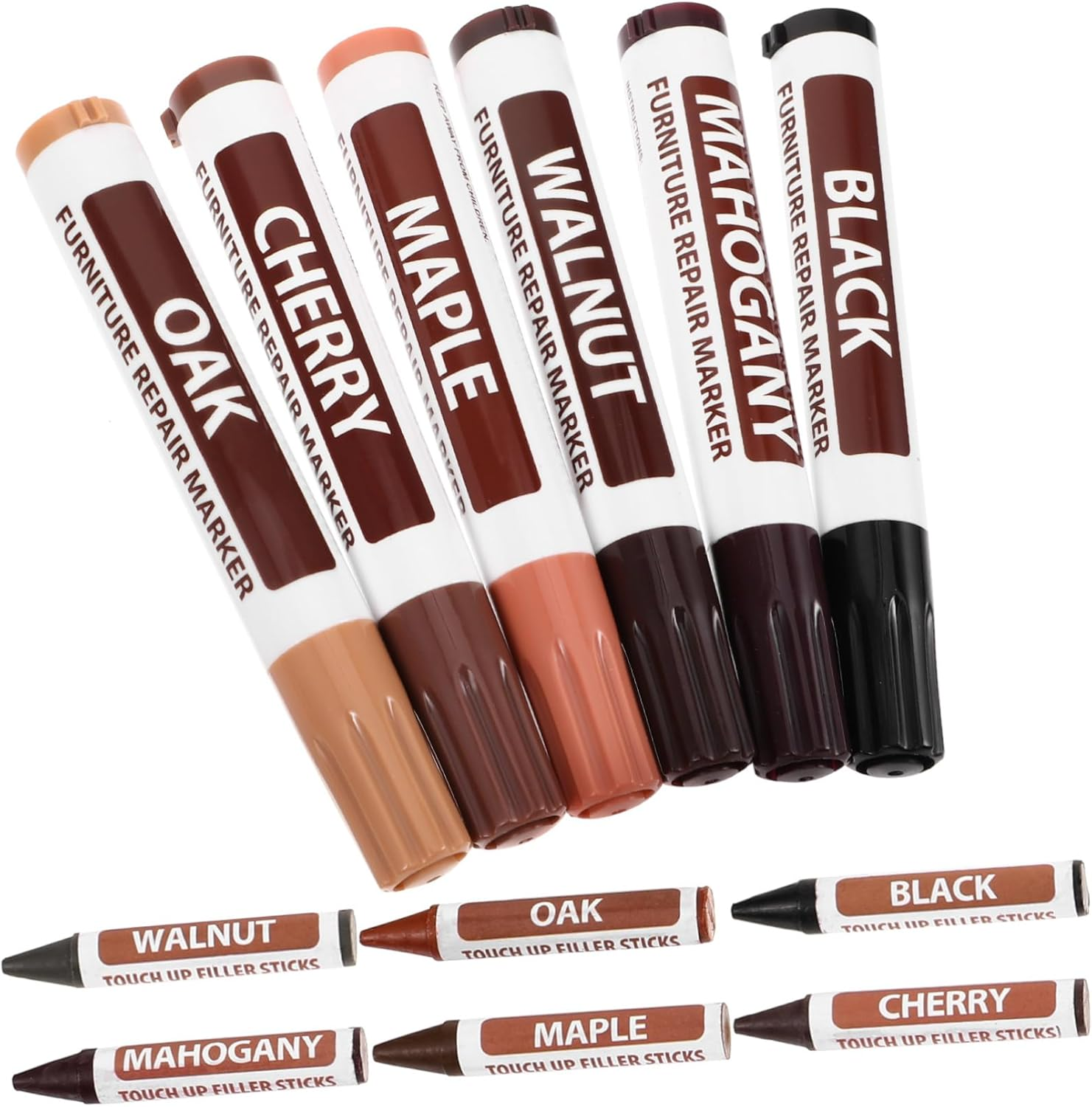 Wood Furniture Touch-Up Markers Pen for Scratch Repair Floorboard Home Supplies image number 3