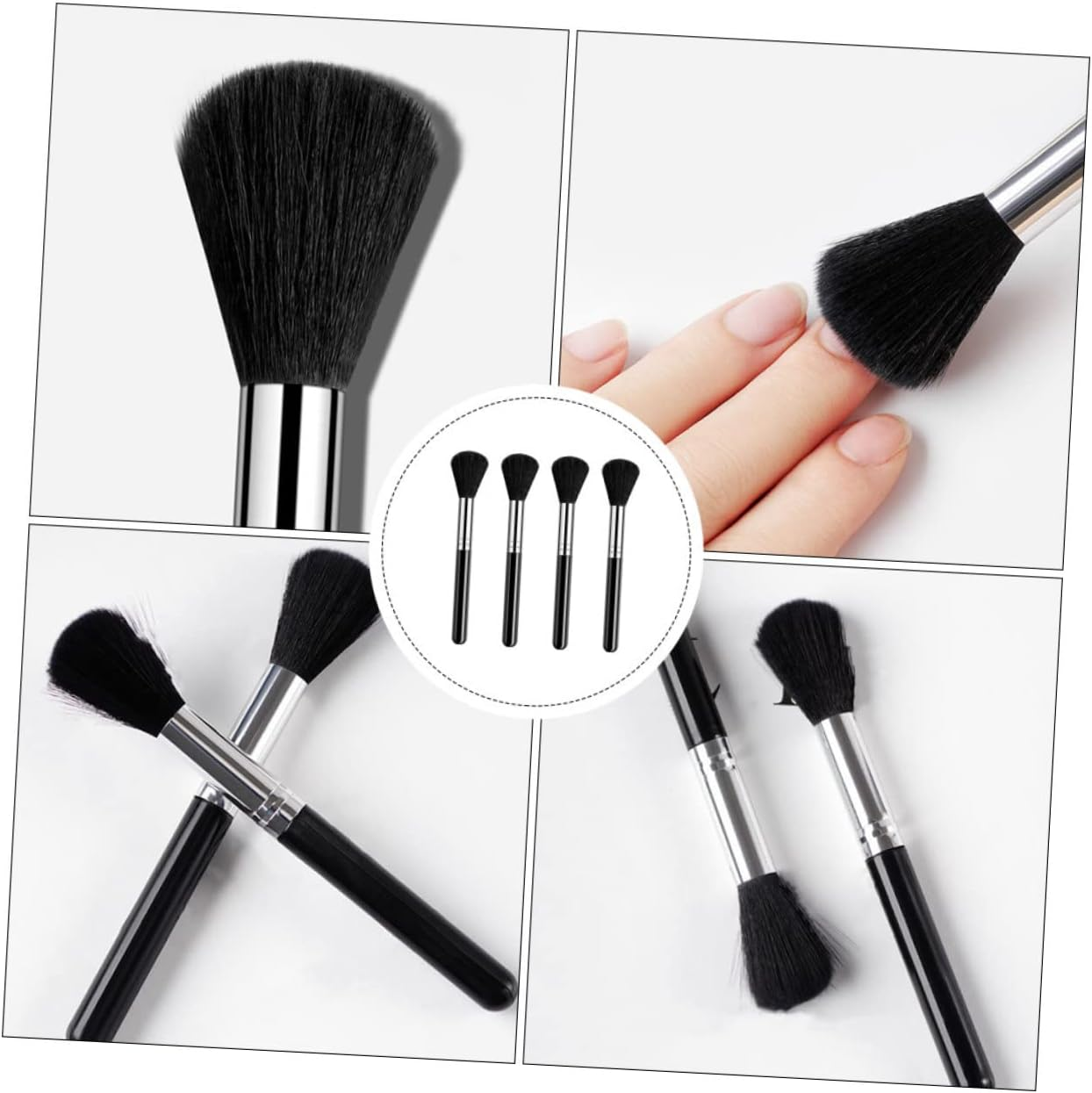 NOLITOY 4 Pcs Convenient Nail for Cleaning and Dusting for Nail Salons image number 2