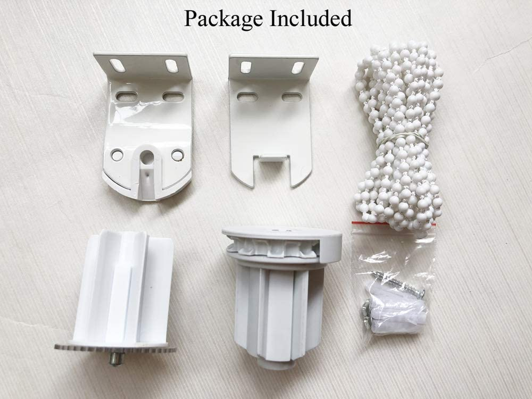 Luanxu 38Mm Roller Blind Mechanism with Metal Bracket, Clutch, Chain Drive, Spare Parts - Max Load 5KG image number 6