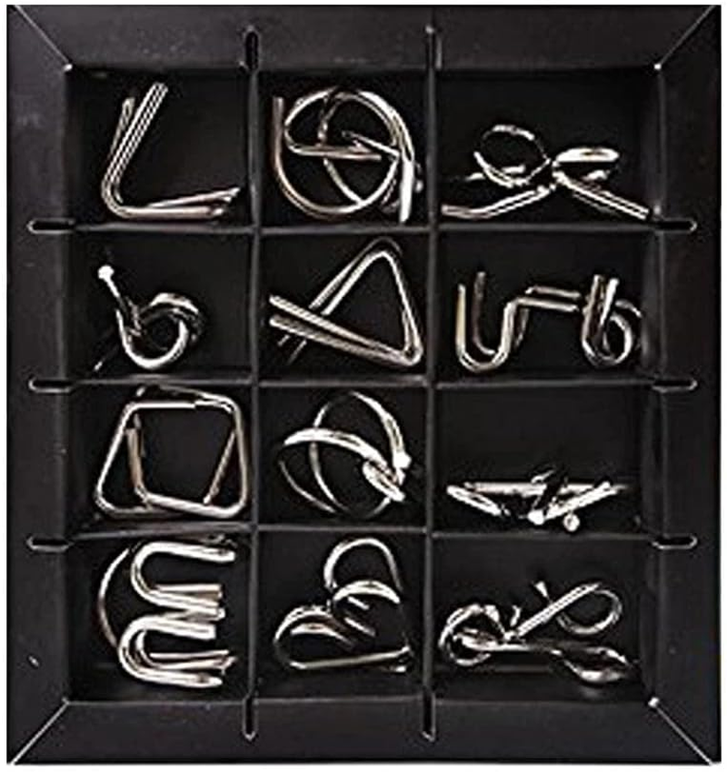 12 Piece Metal Puzzles image number 2
