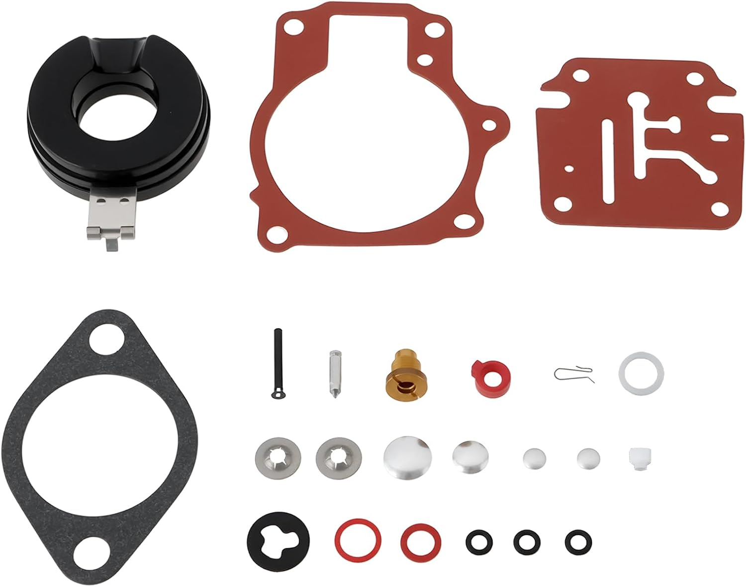 VGOL Outboard Carburetor Repair Kit 392061 398729 396701 Compatible with Johnson Evinrude 35HP 45HP 50HP 60HP 70HP 75HP image number 5