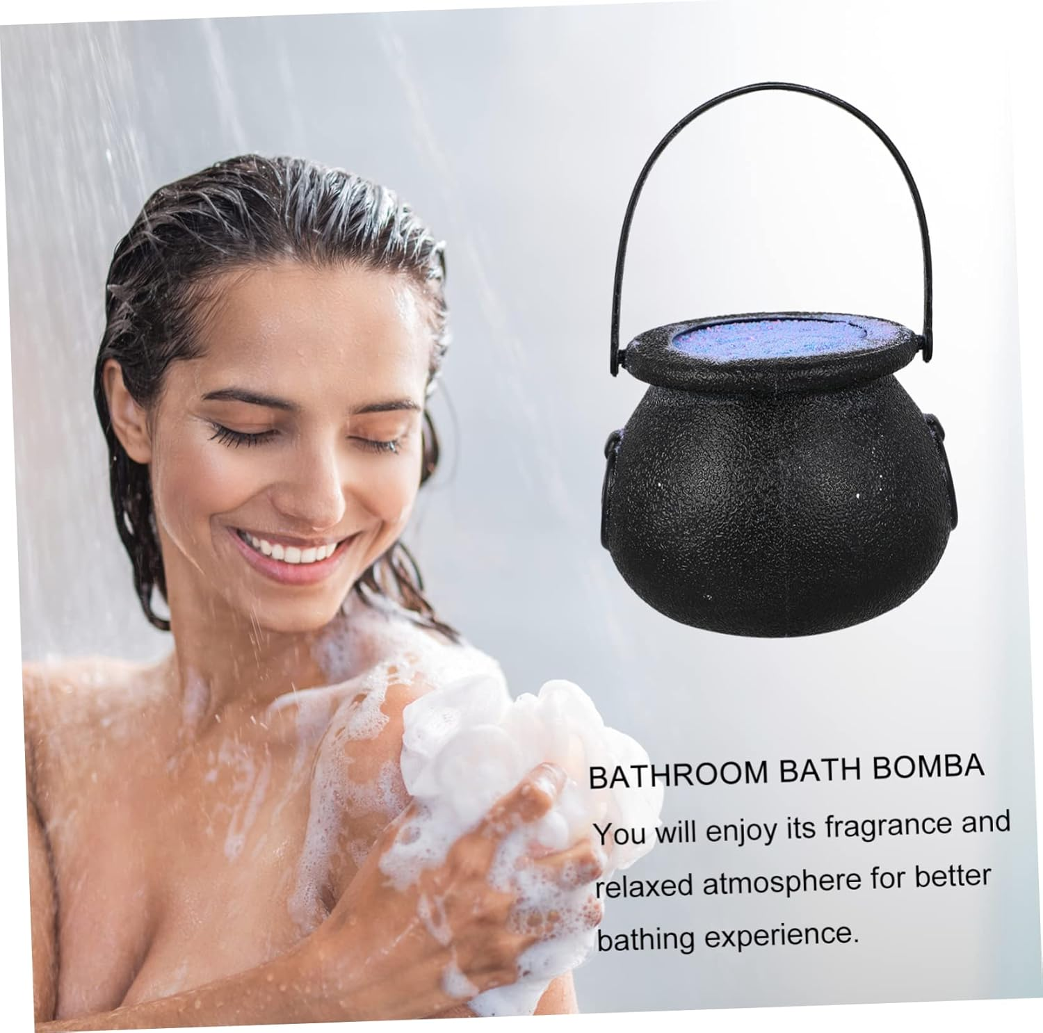 BELLIFFY 1Pc Halloween Themed Bathing Witch Salts for Relaxing Spa Moisturizing and Exfoliating Skin Care for Parties and Home Use image number 1
