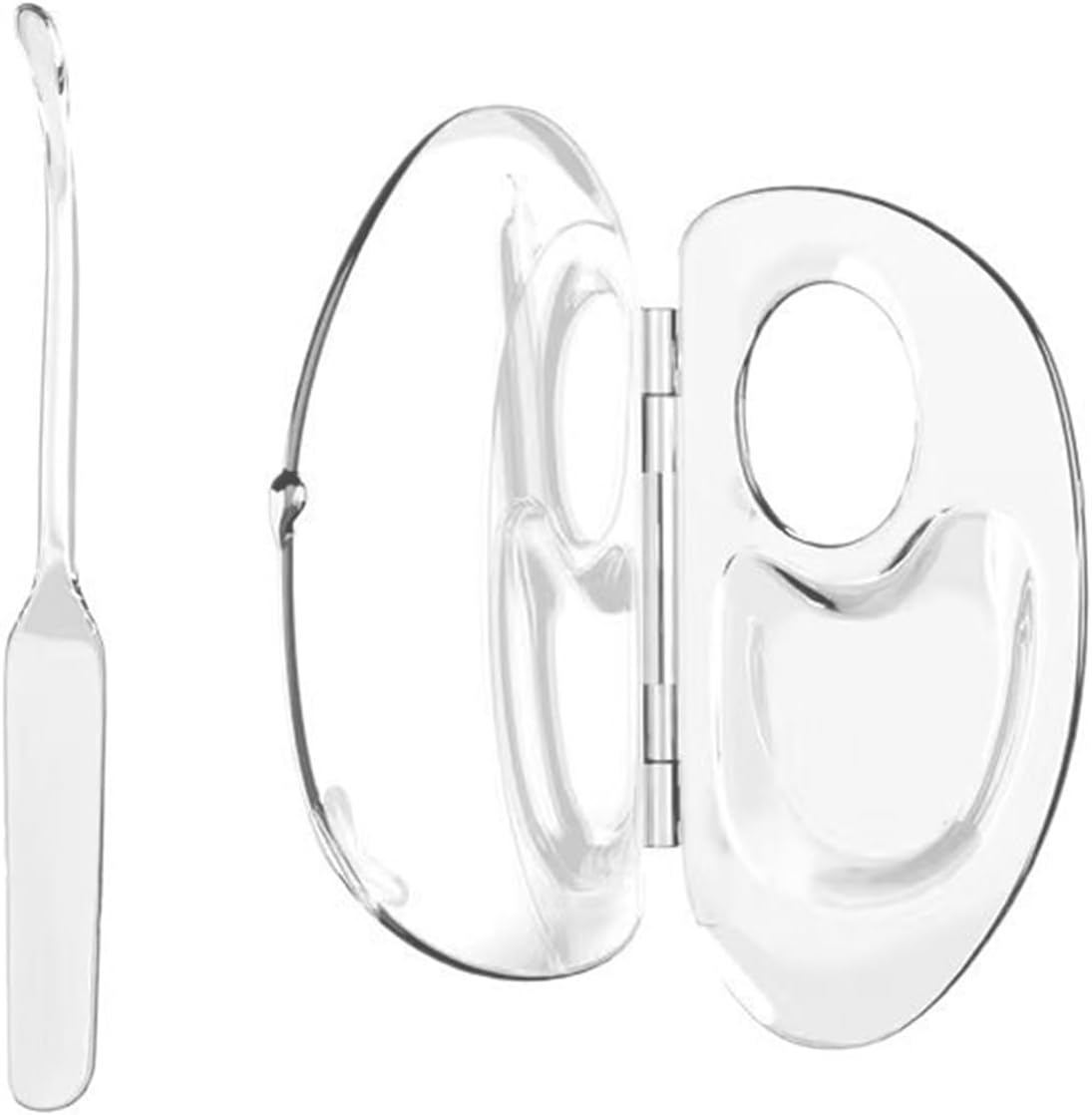 Makeup Palette, Foldable Acrylic Cosmetic Mixing Palette with Color Stick Tool for Mixing Foundation Y8FDYTSP image number 3