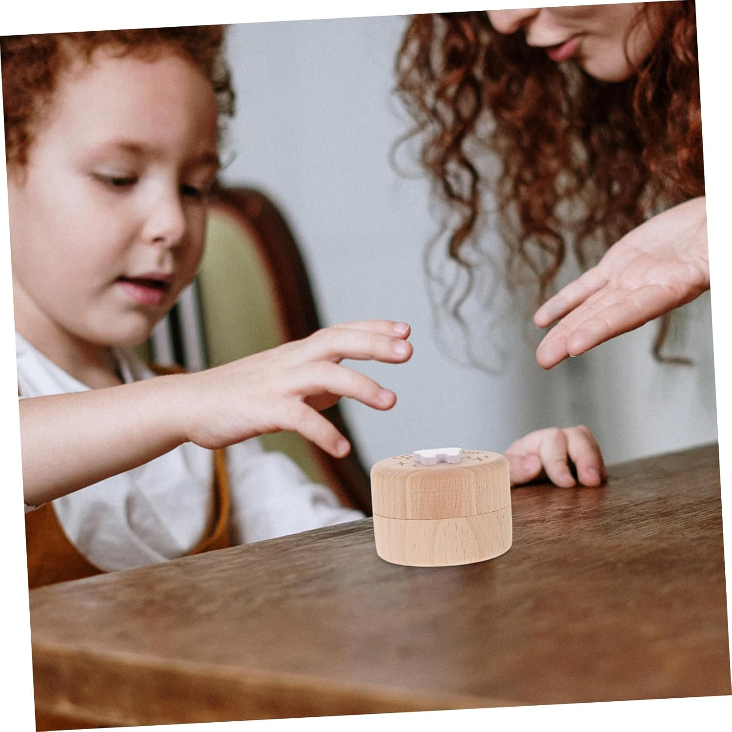 Ciieeo Wooden Deciduous Tooth Box First Lost Teeth Holder Keepsake Collection Organizer for Boys and Girls Boys Girls image number 5