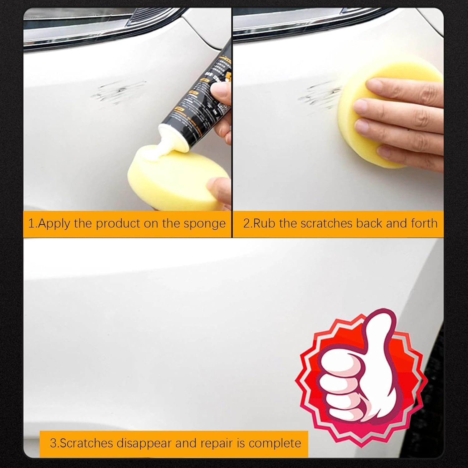 Car Scratch Remover - Automotive Scratch Remover | Auto Scratch Repair, 120Ml Paint Scratch Repair Wax to Polish and Renew Paint